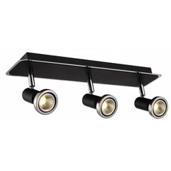 Xzibit Deckenleuchte 3x GU10 LED 5W dimmbar weiß-chrom