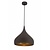 Fantasia OUTLET - Ronin hanglamp druppelvorm koffiebruin metaal Ø32 cm