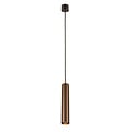 Fantasia OUTLET - Fantasia Tabora lámpara colgante tubo, negro y bronce cepillado, aluminio, GU10 (bombilla excl.)