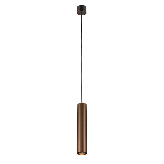 Fantasia OUTLET - Fantasia Tabora lámpara colgante tubo, negro y bronce cepillado, aluminio, GU10 (bombilla excl.)