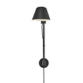 Moderne, minimalistische und multifunktionale Design-Wandleuchte – schwarz