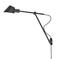 Moderne, minimalistische und multifunktionale Design-Wandleuchte – schwarz