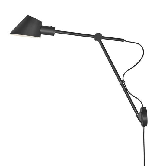 Moderne, minimalistische und multifunktionale Design-Wandleuchte – schwarz