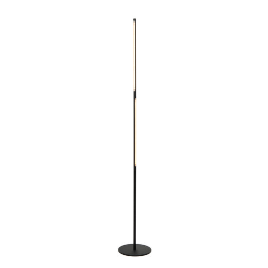 LUCIDE Lucide FINAN - Floor lamp - LED 3 StepDim - 1x32W 2700K - Black