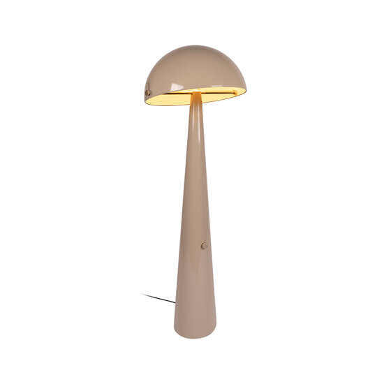 LUCIDE Lucide BARONE - Vloerlamp - Ø 52,6 cm - 1xE27 - Taupe - Vibes