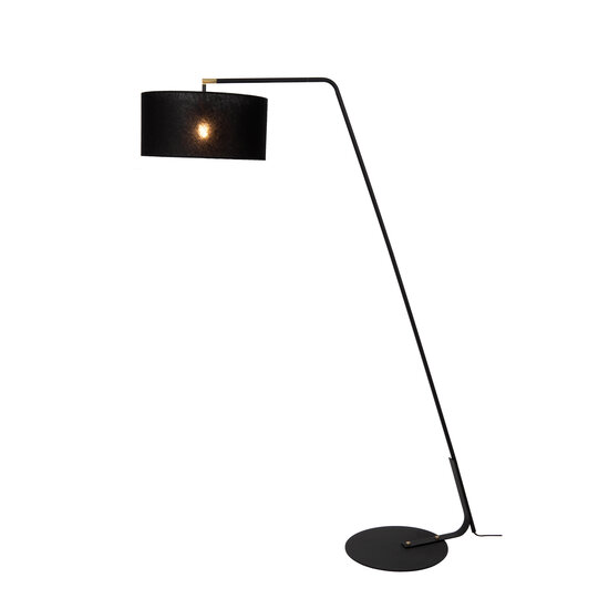 LUCIDE Lucide KELSO - Lámpara de pie - 1xE27 - Negro