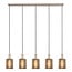 LUCIDE Lucide LAMBRES - Hanglamp - 5xE27 - Taupe