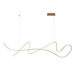 Lucide LAMBADA - Hanglamp - LED Dimb. - 1x47W 2700K - Champagne kleur - Premium