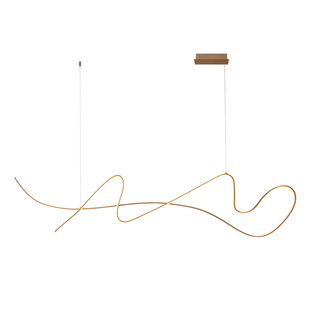 Lucide LAMBADA - Hanglamp - LED Dimb. - 1x47W 2700K - Champagne kleur - Premium