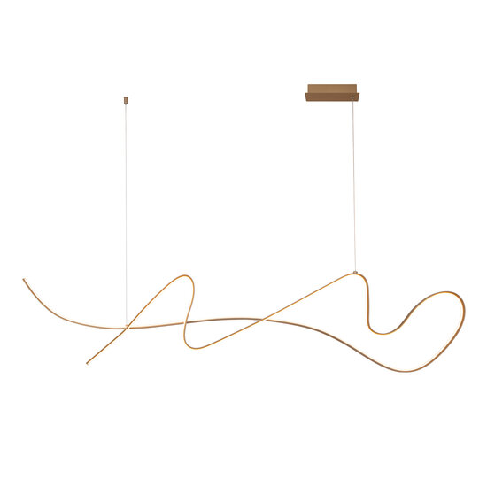 LUCIDE Lucide LAMBADA - Hanglamp - LED Dimb. - 1x47W 2700K - Champagne kleur - Premium