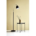 Bendable floor lamp in black metal with E27 socket (bulb excl.), 140 cm tall, dimmable with suitable bulb