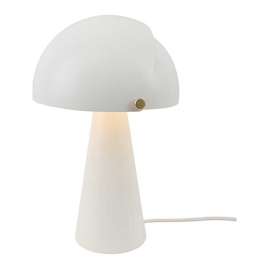 Tafellamp grijs-messing, metalen voet met textielkabel, E27-fitting max. 25W, lichtbron niet inbegrepen, IP20