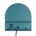 Adjustable wall light with GU10 socket (bulb excl.), mint green metal, IP20, class II, height 42.9 cm, projection 20 cm