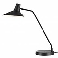 Industrial black table lamp, metal with plastic details, E14 socket, height 55 cm, IP20, bulb not included