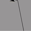 Stehlampe industriell schwarz, Metallfuß mit Kunststoffdetails, Höhe 143 cm, E14-Fassung max 25W, Leuchtmittel nicht enthalten