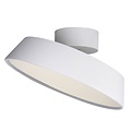 Plafón LED panel 12W regulable gris, Ø30 cm, 12,9 cm de proyección, 610 lúmenes, IP20, 230V