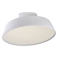 LED panel ceiling light 12W dimmable grey, Ø30 cm, 12.9 cm high, 610 lumen, IP20, 230V