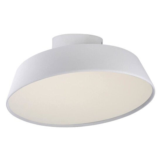 Plafón LED panel 12W regulable gris, Ø30 cm, 12,9 cm de proyección, 610 lúmenes, IP20, 230V