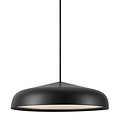 Nordlux minimalistische, moderne Pendelleuchte schwarz, Ø40cm, inkl. 20W LED-Modul, dimmbar