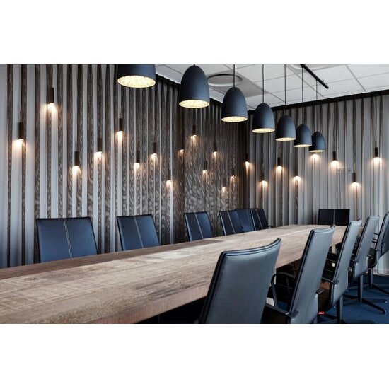 Nordic Pendelleuchte E27 schwarz, Klasse 2 doppelt isoliert, Metall/Kunststoff, Höhe 25,4 cm, Kabel 300 cm, Leuchtmittel nicht enthalten