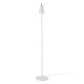Retro floor lamp, rotatable shade, white/telegrey, height 140.8 cm, GU10 fitting max 6W, bulb not included