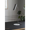 Cylindrical table lamp, adjustable, grey metal, GU10 max. 8W, height 66 cm, IP20, class 2