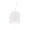 Applique murale Angle orientable avec douille GU10, max. 25W (ampoule non incluse), métal, blanc/télégris, IP20