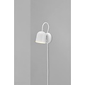 Angle richtbare wandlamp met GU10-fitting, max. 25W (lichtbron niet inbegrepen), metaal, wit/telegrijs, IP20