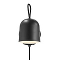 Angle GU10 wandlamp, verstelbaar en richtbaar, grijs metaal met kunststof detail, IP20, hoogte 19,1 cm, lichtbron niet inbegrepen