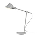 Table lamp gray, metal and aluminium, E27 socket max 40W, height 53.1 cm, shade 15 cm, IP20, cable 250 cm