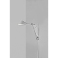 Stay aplique de pared Nordlux, brazo orientable, metal gris con aluminio, casquillo E27 máx. 60W, IP20, altura 54,5 cm
