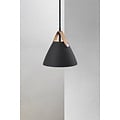 nordlux 16 cm hanging lamp Scandinavian white, black, white glass - Ideal for modern interiors