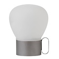 NURU 15 wiederaufladbare LED-Tischlampe, Roségold, 4,8W/300 Lumen, 3-stufig dimmbar, IP44, Höhe 20 cm