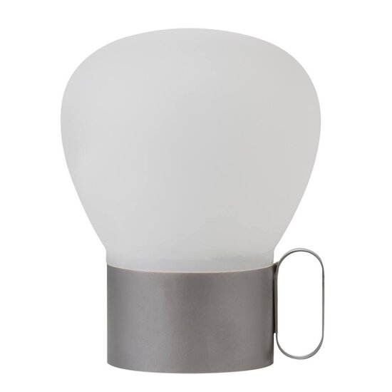 NURU 15 oplaadbare LED tafellamp, rosé goud, 4,8W/300 lumen, 3-standen dimbaar, IP44, hoogte 20 cm