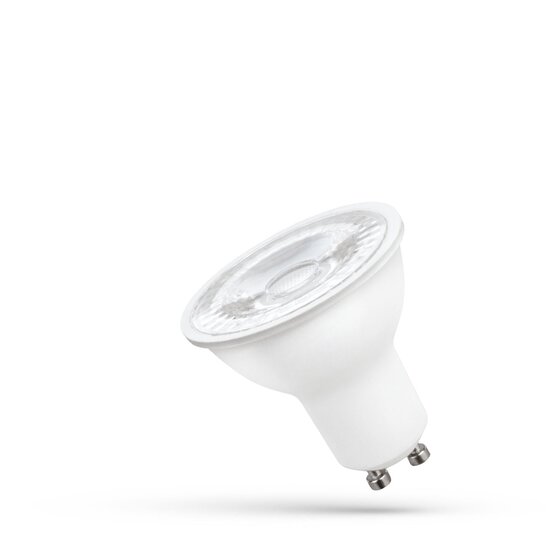 Foco LED GU10 5W regulable blanco cálido, 450 lúmenes, haz 37°, sustituye a 35W halógeno, Ø50mm