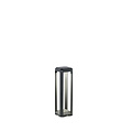 Logone LED tuinpaal, 50 cm gegoten aluminium, 11W 1100lm 3000K warm wit, IP65 waterdicht, antraciet