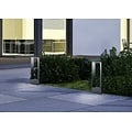 Ganges LED tuinpaal, driehoekig, 9W, 3000K, 1000 lumen, IP54, gegoten aluminium, antraciet