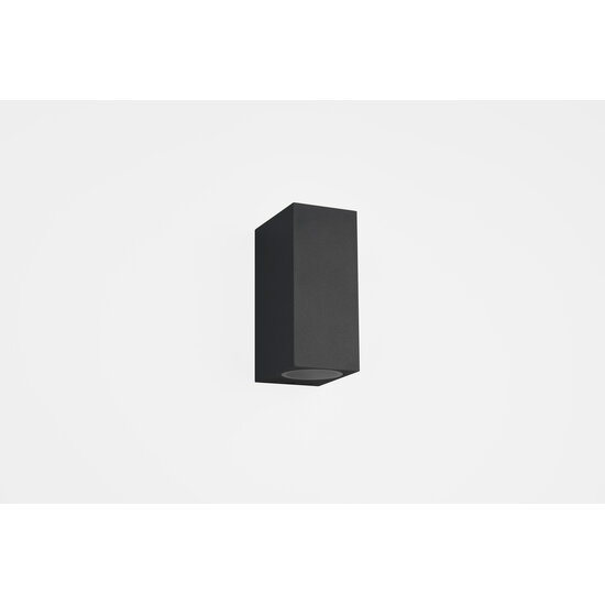 Roya applique d'extérieur angulaire pour 2x spot GU10 max 35W, anthracite aluminium moulé, IP44, 15 x 6,9 x 9,2 cm
