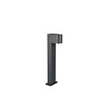Roya buitentuinpaal halfrond met 1xGU10 fitting (lamp niet inbegrepen), gegoten aluminium, antraciet, IP44, hoogte 50 cm