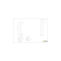 Roya mât de jardin extérieur semi-circulaire avec douille 1xGU10 (ampoule non incluse), fonte d'aluminium, anthracite, IP44, hauteur 50 cm