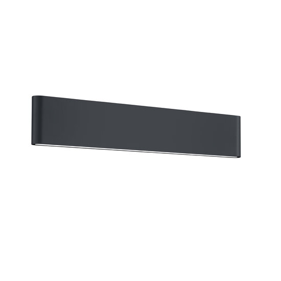 Thames applique murale extérieure LED, 2x8W SMD LED, 800 lumen, 3000K blanc chaud, IP54, aluminium, anthracite, 46,5 cm