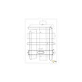 Aplique de exterior Thames LED, aluminio fundido titanio, 2x8W 3000K, 800 lúmenes, IP54, 46,5 x 9 x 4 cm