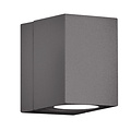 Tiber LED outdoor wall light, adjustable head, cast aluminum, IP54, 210 lumen, 3000K warm white, anthracite