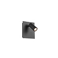 Tunga adjustable outdoor wall light LED 4W 3000K anthracite, 420 lumen, IP54, cast aluminium, 13 x 16 cm