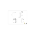 Tunga applique d'extérieur orientable LED 4W 3000K anthracite, 420 lumens, IP54, aluminium moulé, 13 x 16 cm