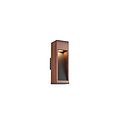 Canning aplique de exterior en madera natural, 1x GU10 máx. 5W (no incluida), IP44, 10 x 30 x 12,5 cm