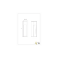 Canning borne de jardin en bois naturel, douille GU10 (ampoule non incluse), IP44, 230V, 10 x 40 x 10 cm