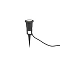 Ubangi spot de sol orientable pour GU10 max 28W, fonte d'aluminium, anthracite, IP65 pour l'extérieur