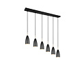 Trio Lighting Farin, suspension élégante et orientable avec 6xE14, en noir mat, max. 25W par douille, IP20