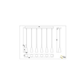 Trio Lighting Farin, suspension élégante et orientable avec 6xE14, en noir mat, max. 25W par douille, IP20